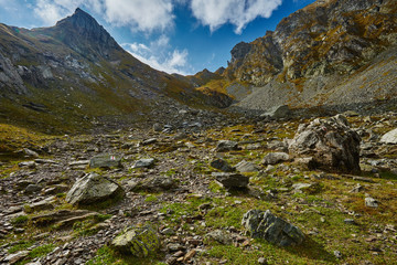 Mountain range landscape