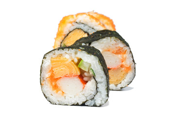 sushi isolate on white
