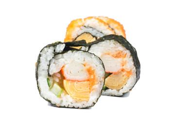 sushi isolate on white
