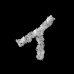 雲形のフォント