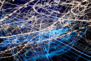 Light Trails Lightpainting Abstract