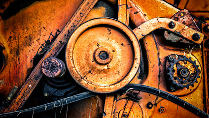 Combine Harvester Abstract Cogs