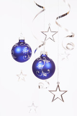 sBlue christmas ball