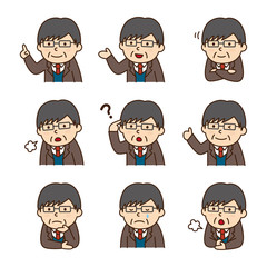 表情_年配ビジネスマン