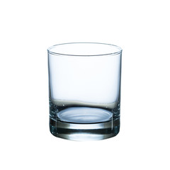 glass on white background