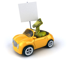 Fototapeta premium Fun dinosaur