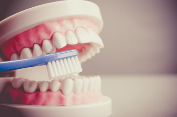 Obraz premium 歯磨きイメージ