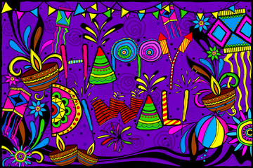 Happy Diwali background