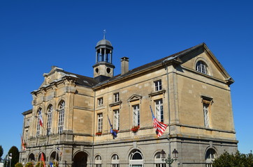 Obraz premium Hôtel de ville de Domfront (Orne-Normandie) 