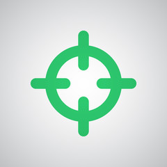 Flat green Scope icon