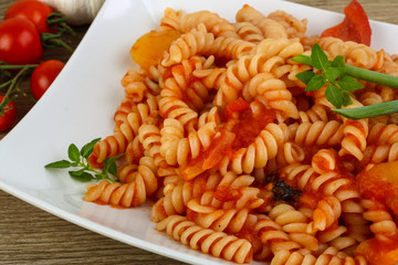 Pasta with tomato