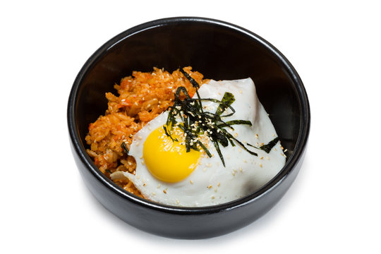 Fried rice with kimchi and pork