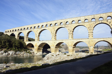 Fototapeta na wymiar Pont du gard