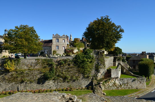 Domfront vu de son château (Orne-Normandie)