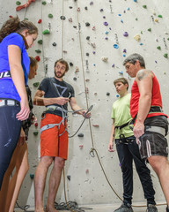 Kletterkurs in der Halle