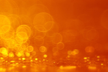 blurred bokeh abstract orange background