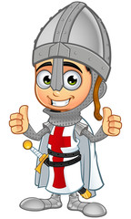 St. George Boy Knight Character