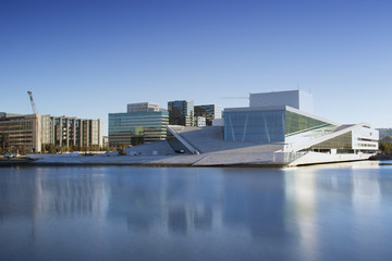 Oslo Opera House in Norway - obrazy, fototapety, plakaty