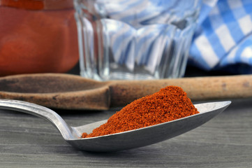 Cuillère de paprika 