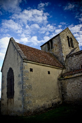 Fototapeta na wymiar Kirche im Loiretal, Frankreich