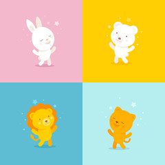 Vector logo design template in flat style