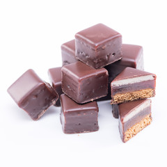 Dominosteine aufgeschichtet