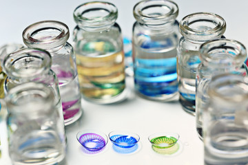 Colored contact lenses, the concept of design vision