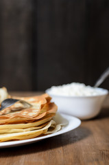 homemade pancakes