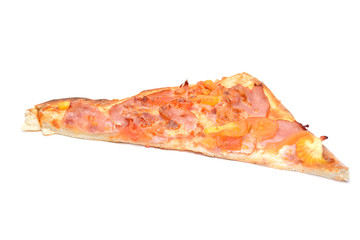 Pizza with cheese, olives, tomatoes