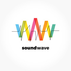 Sound wave symbol logo.