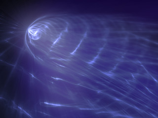 Sunny wind - Blue Abstract Modern Background