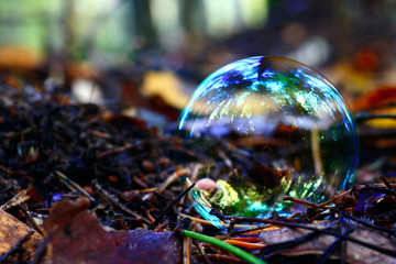 unusual bubble background nature