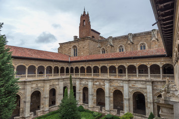 Fototapeta premium Cloister in the former Hospital de San Marcos in Leon on the Camino de Santiago
