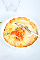 Quiche mit Gemüse