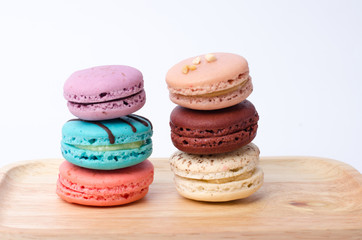 colorful macarons