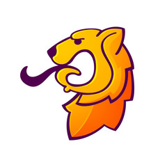 Heraldic volume lion