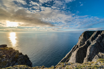 North Cape in Finnmark, Northern Norway.