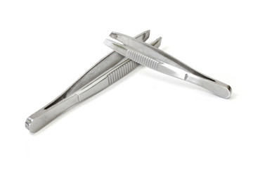 Threading eyebrows machine isolate on white background