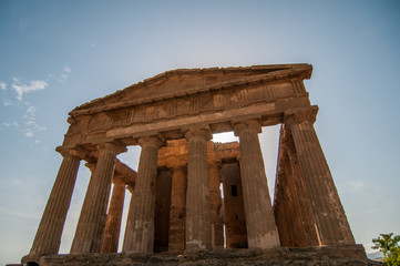 Obraz premium Valley of the Temples in Agrigento - Sicily 