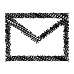 Mail Scribble Icon