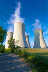 Nuclear power plant Dukovany in Czech Republic Europe