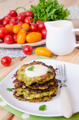 zucchini fritters