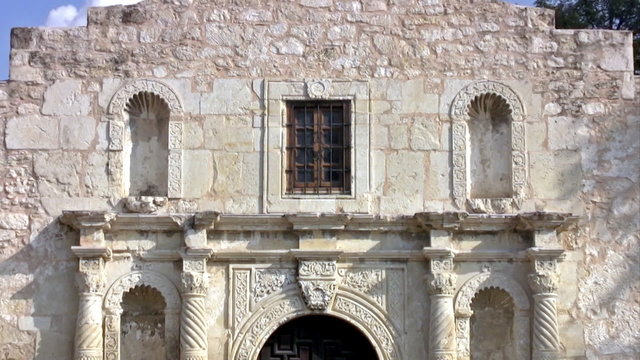 Alamo zoom out from window HD