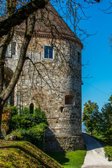 Fototapeta premium Castle in Ljubljana, Slovenia.