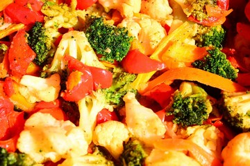 Food on Vilnius city days event in central city streets