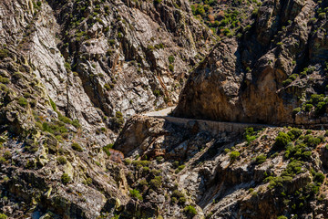 Fototapeta na wymiar Highway 180, Kings Canyon National Park, California, USA