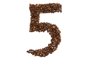 number five of coffee beans