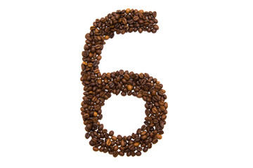number six of coffee beans