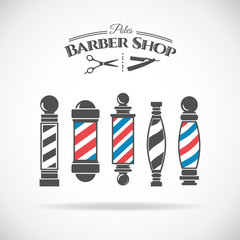 Barber shop pole 
