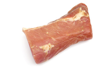 meat on the white background